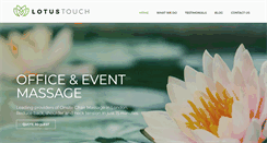 Desktop Screenshot of lotustouch.co.uk